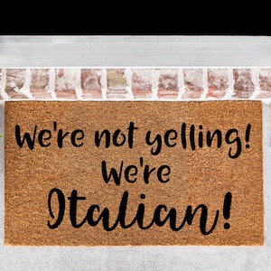 I'm not yelling I'm Italian, funny Italian gifts, funny gifts for italian, sister, brother, family, Italian wall art, Italian decor,Italian