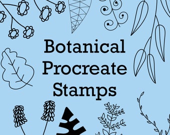 25 tampons botaniques procréer