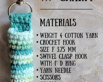 Patron de porte-bâtonnets au crochet