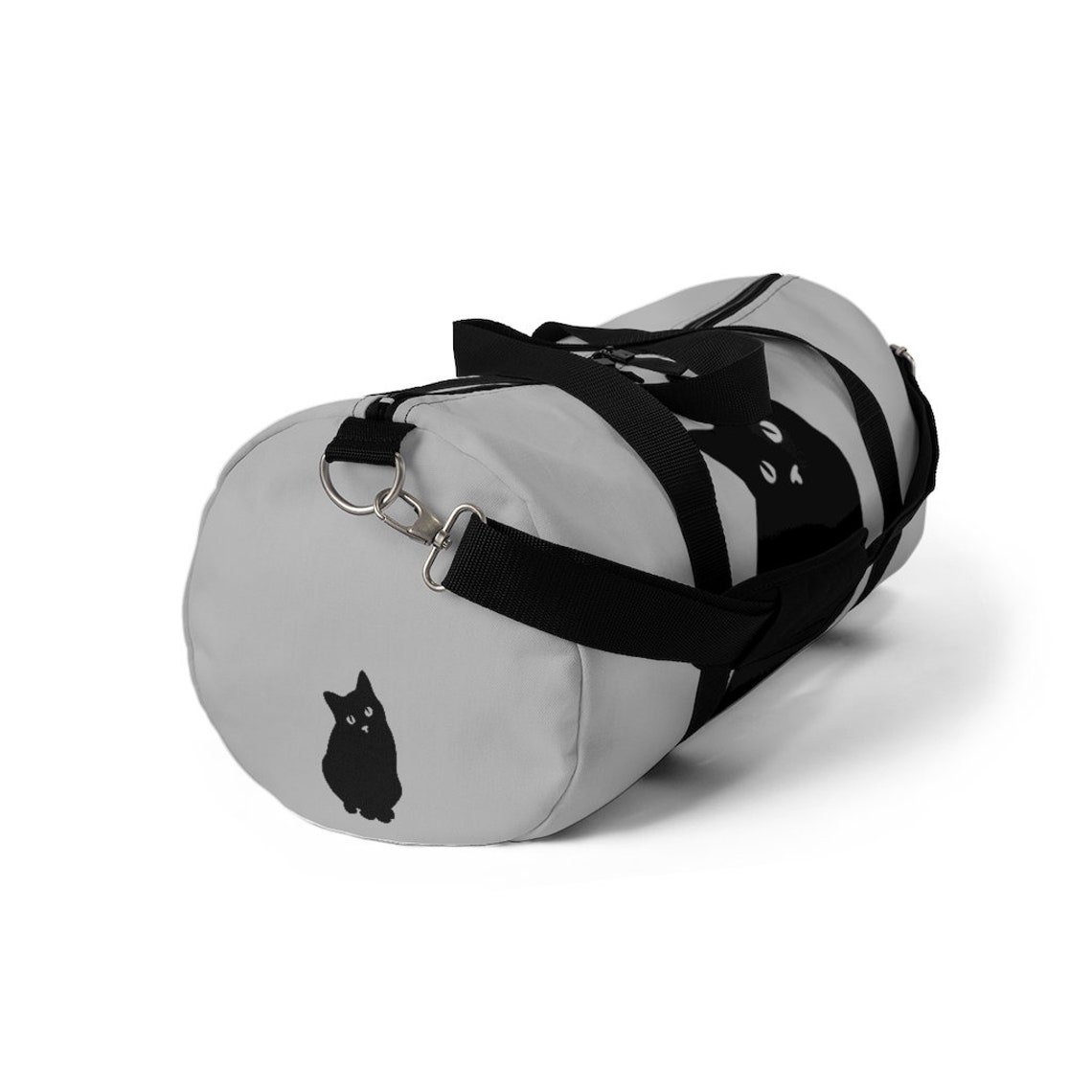 Black Cat Duffel Bag Etsy