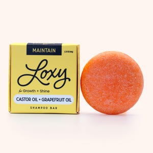 Loxy Hair | MAINTAIN: Shampoo Bar for growth & shine with Grapefruit Oil and Castor Oil