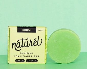 Volumizing Conditioner Bar for normal to fine hair with Lime Oil & Litsea Oil | Fine Hair Conditioner Bar | Zero waste Conditioner