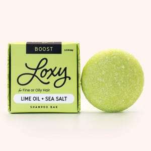 Loxy Hair | BOOST: Volumizing Shampoo Bar for Fine or Oily Hair with Lime Oil & Sea Salt
