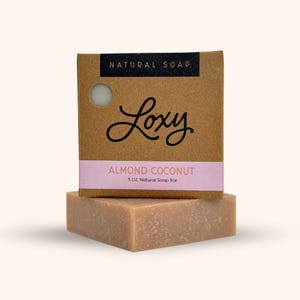 Almond Coconut Natural Soap | Natural Olive Oil Soap | Handmade Soap | Vegan Soap | Cold Process Soap