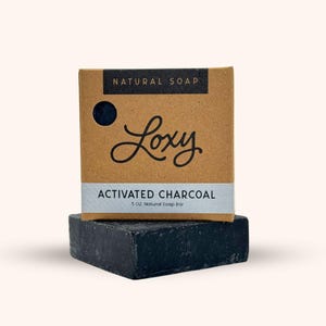 Clarifying Activated Charcoal Soap - 5 oz, Reduces Acne, Clears Blemishes, Tightens Skin, Handmade in USA, Cruelty-Free, Palm Oil-Free