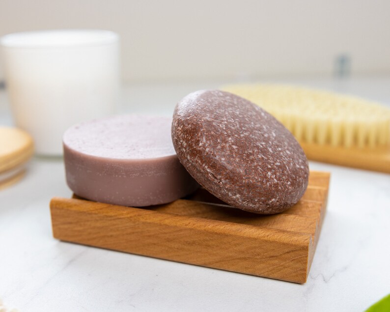 Curly or Dry Hair Shampoo & Conditioner Bar Set Vegan Etsy