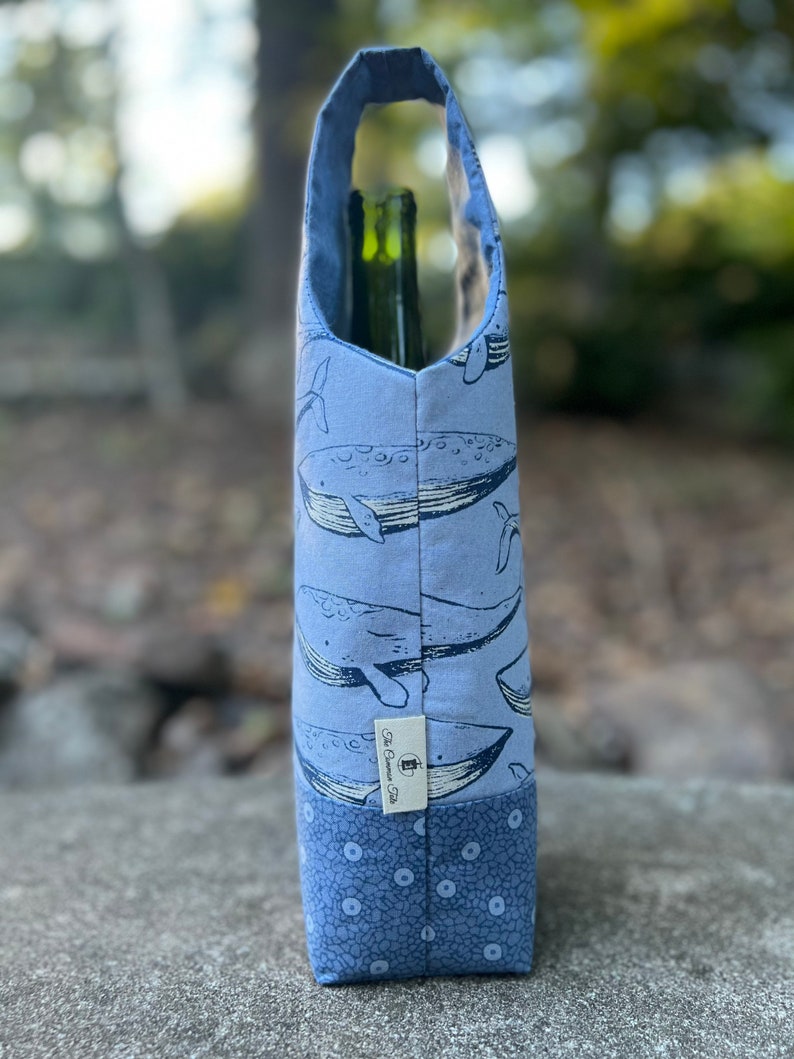 Custom Wine Bottle Tote image 2