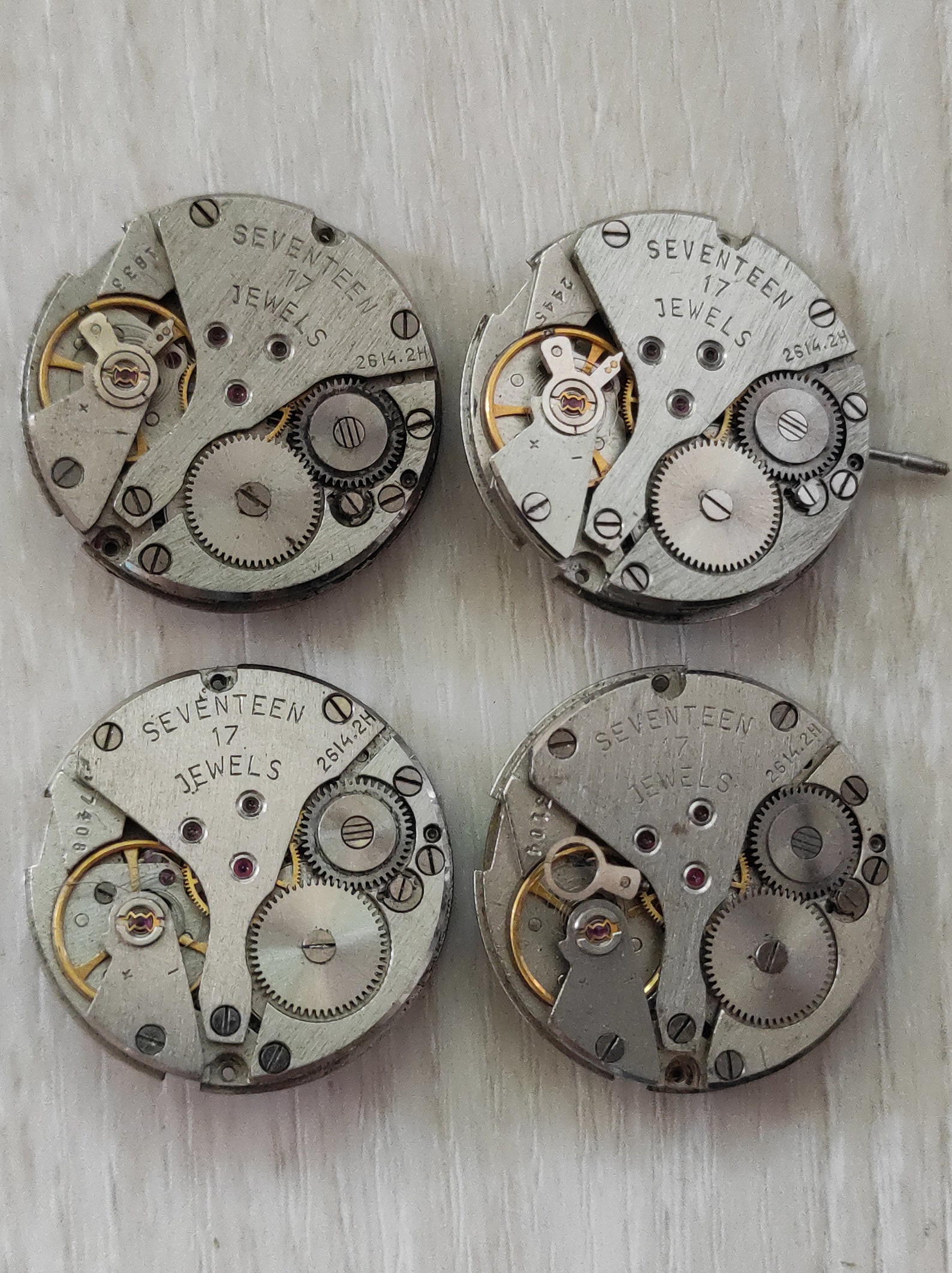 Poljot 2614 2H Caliber 17 Jewels Watch Movements Soviet Era Etsy