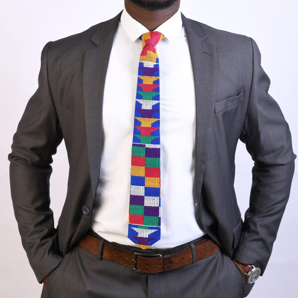 kente bow tie and hanky sets