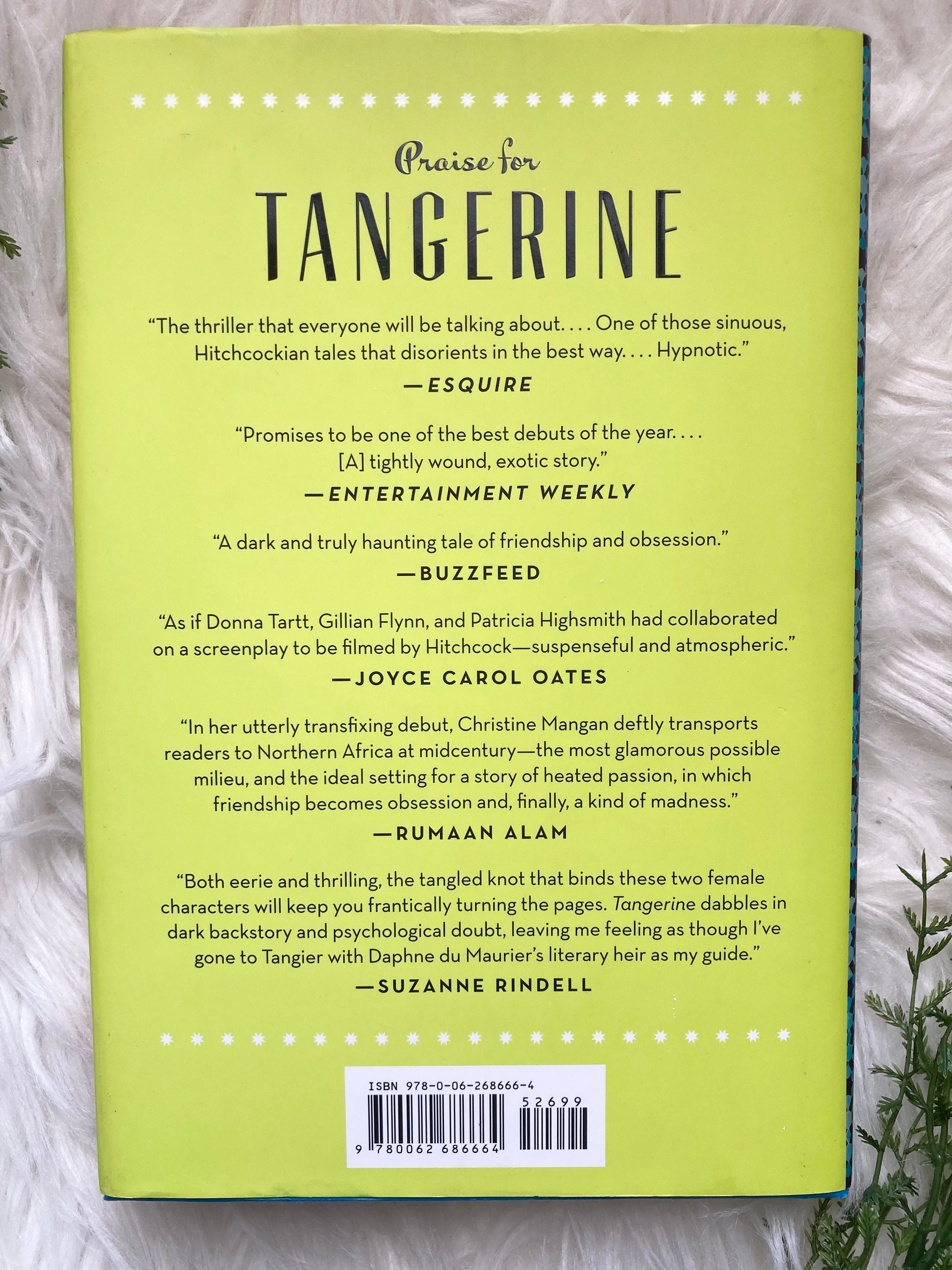 Tangerine Used Book Christine Mangan Historical Fiction Etsy