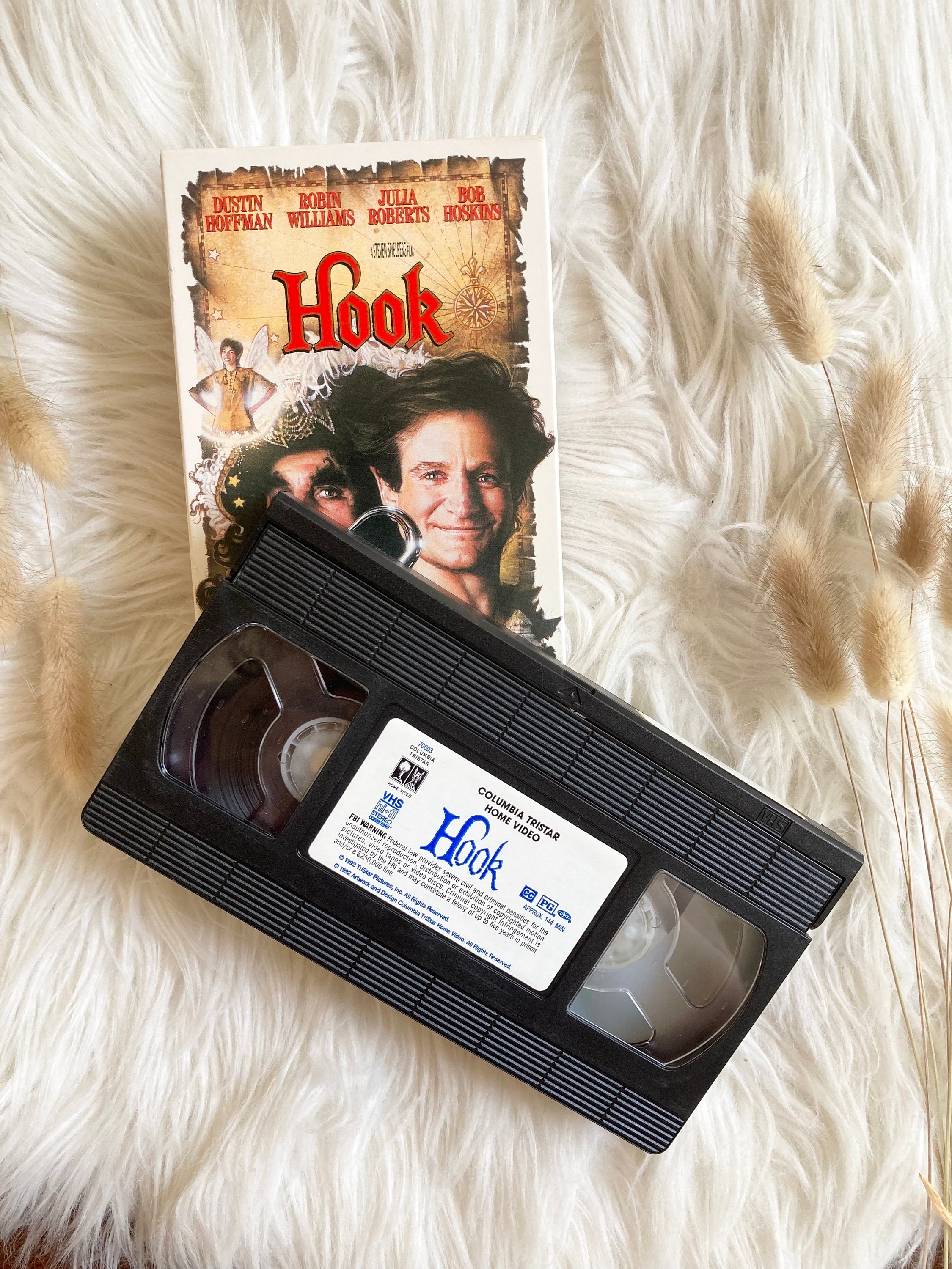 1992 Hook Vintage VHS Tape Movie Nostalgic Fantasy Etsy