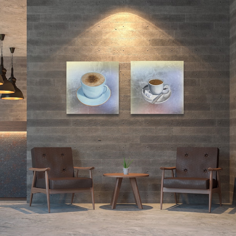 STUNNING ESPRESSO COFFEE CUP METAL WALL SIGN PLAQUE WALL ART NEW 51cm 