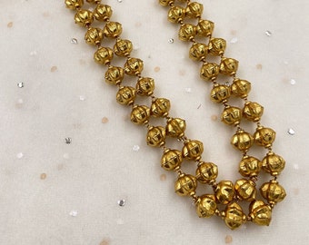 Gold Matar Mala/5 Lada Har/5 Lines Gold 