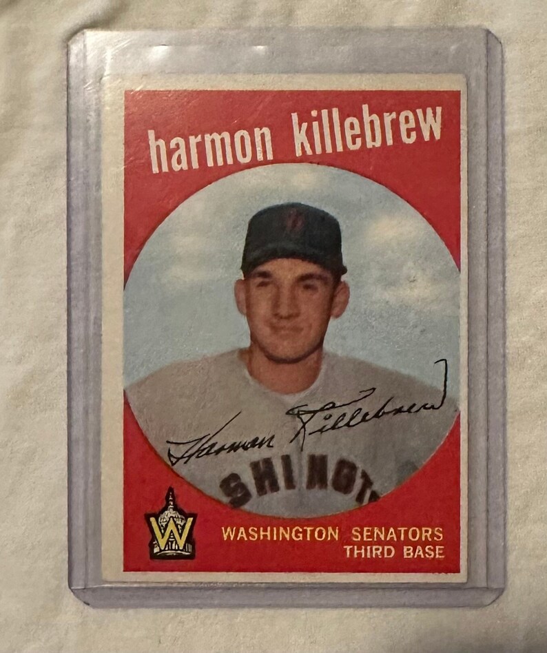 1959 Harmon Killebrew Baseball Card Etsy