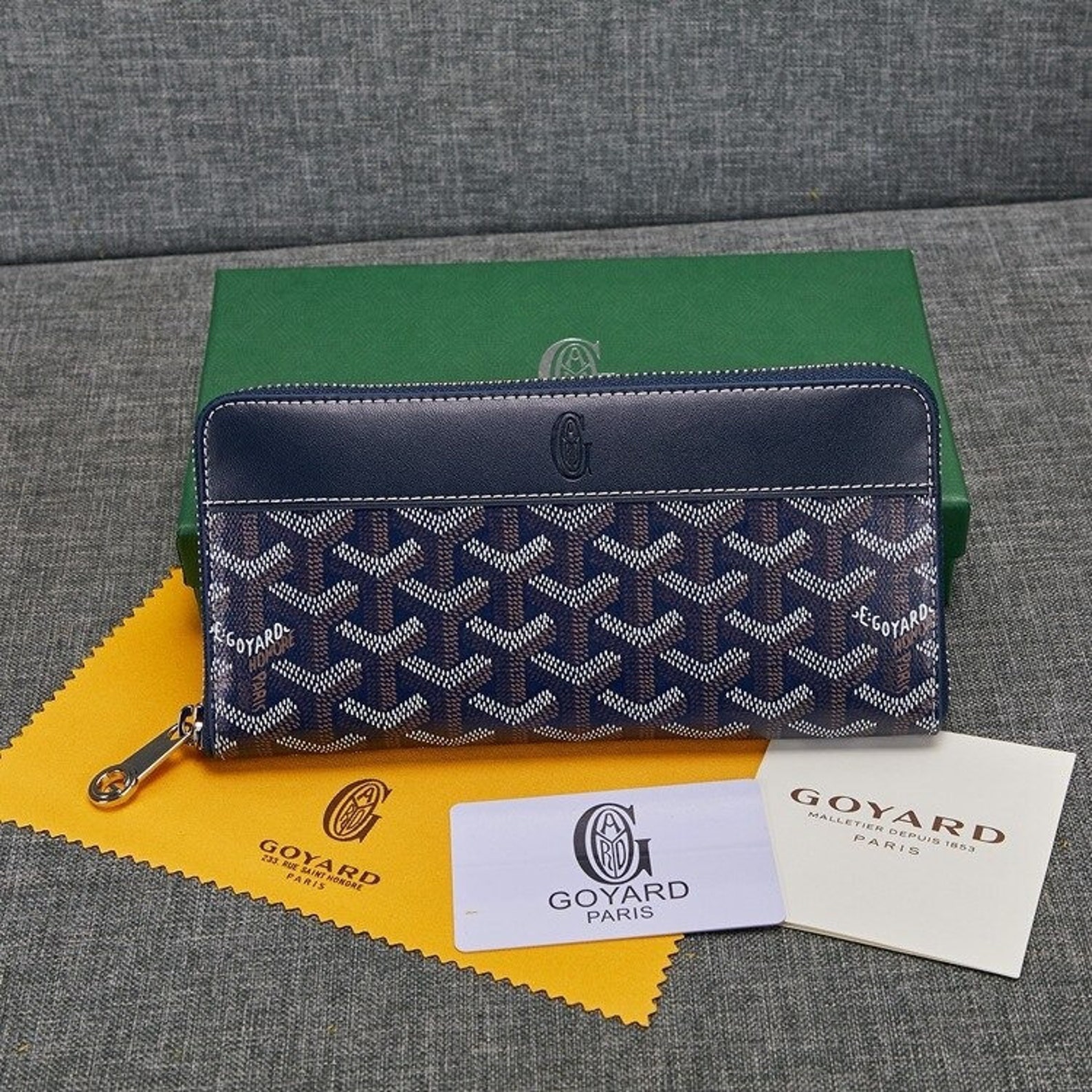 Goyard Women Bags New Style Wallet Fashion Long Zipper Wallet Etsy