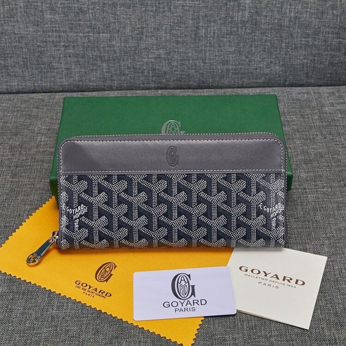 Goyard Women Bags New Style Wallet Fashion Long Zipper Wallet Etsy