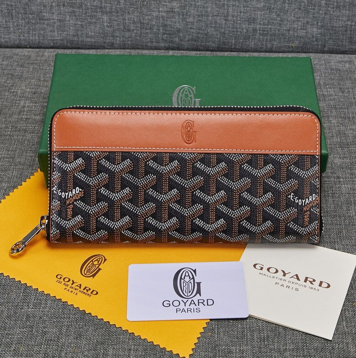 Goyard Women Bags New Style Wallet Fashion Long Zipper Wallet Etsy