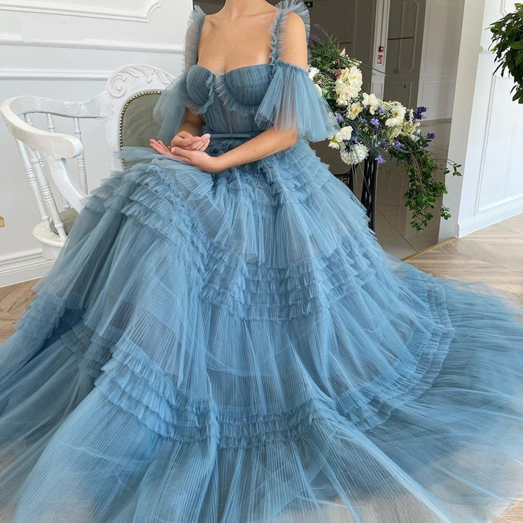 Tutu Maxi Dress/ Tulle Corset Prom Dress/tulle Prom - Etsy