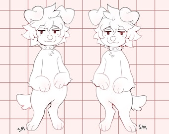 pix Anthro Furry Base Dog anthro base etsy