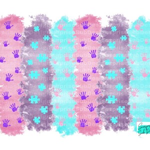 Autism awareness png, autism brushstroke design, autism digital download, autism sublimation design, puzzle piece handprint, autism mom gift