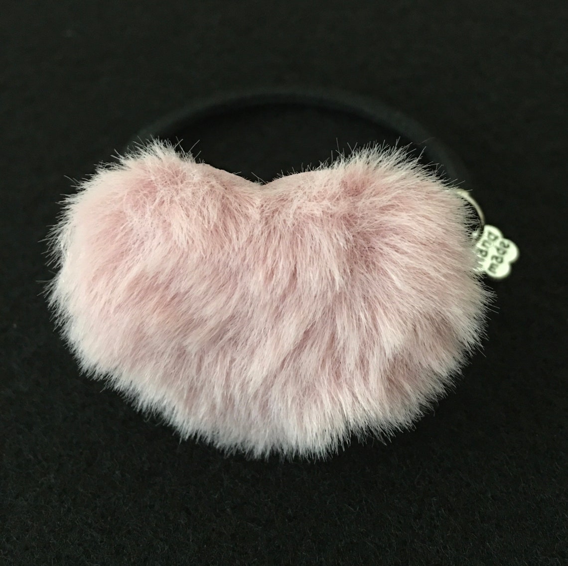 Romantic Fluffy Heart Hair Tie Etsy