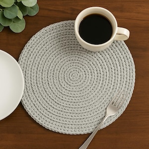 Camel Stitch Placemat Crochet Pattern PDF – DIY Modern Table Decor, Digital Download, Easy Crochet Placemat Pattern, Boho Home Décor