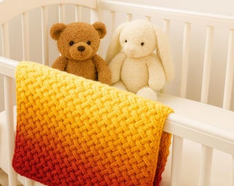 Zig Zag Blanket Crochet Pattern | Chevron Afghan Pattern PDF | Easy Ripple Stitch Tutorial | Baby Blanket, Throw & Home  | Digital Download