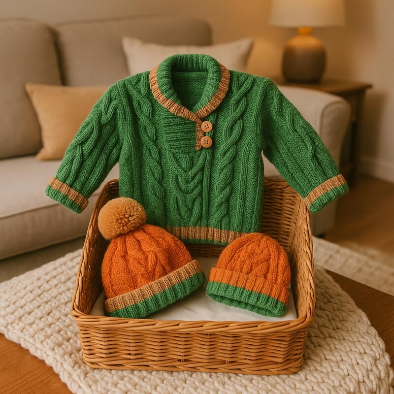 Analogie Cable Knit Set - Forest