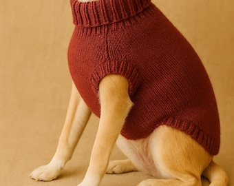 Dog Sweater Knitting Pattern | Cozy Pet Sweater PDF | Beginner Knitting Project | DIY Dog Clothes | Warm Puppy Outfit | Digital Download