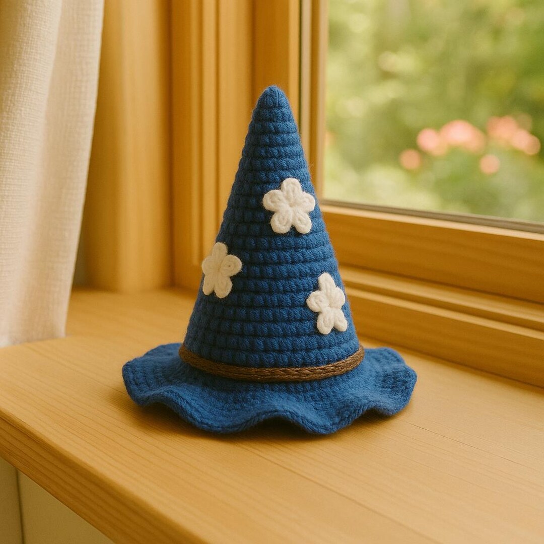 Mini Witch Hat Halloween Crochet Pattern PDF – DIY Crochet Witch Hat ...