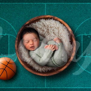 Newborn Digital Backdrop, Newborn Composite, Newborn Digital Prop, Basketball USA America, Sport Background