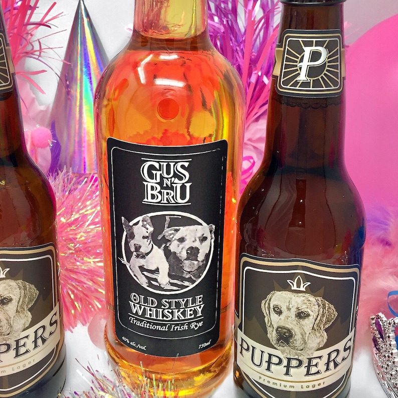 Puppers 6 Pack Beer Labels With FREE Necks screenaccurate Etsy