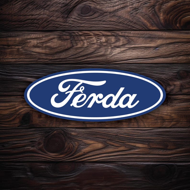 Ferda Sticker Custom Ford-style Ferda Sticker - 4