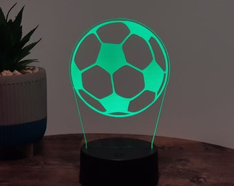 3D Nachtlichter Hansa Rostock Fußball LED Tischlampe Schreibtischlampe Bettlampe 