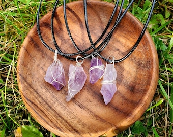 Amethyst Necklace - Handmade with love