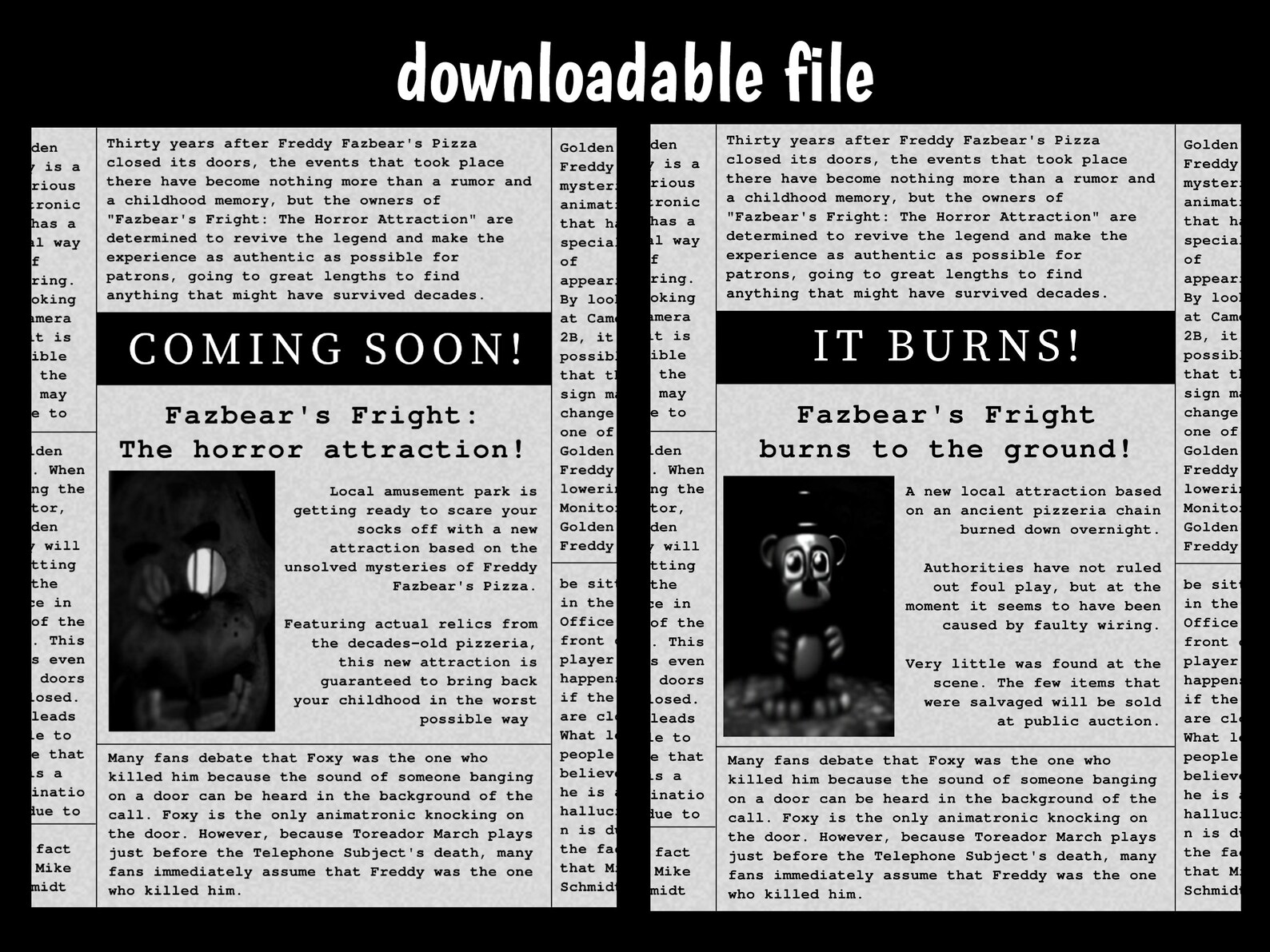 Security Breach Poster Fnaf 3 Poster Fnaf 2 Fnaf - Etsy Ireland