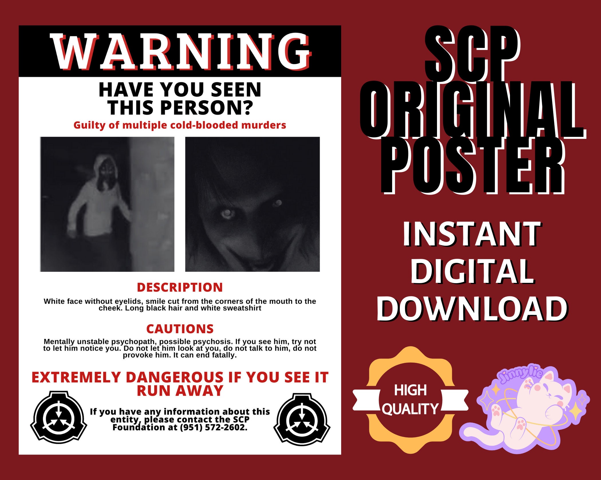 SCP logo Poster by Denielarts