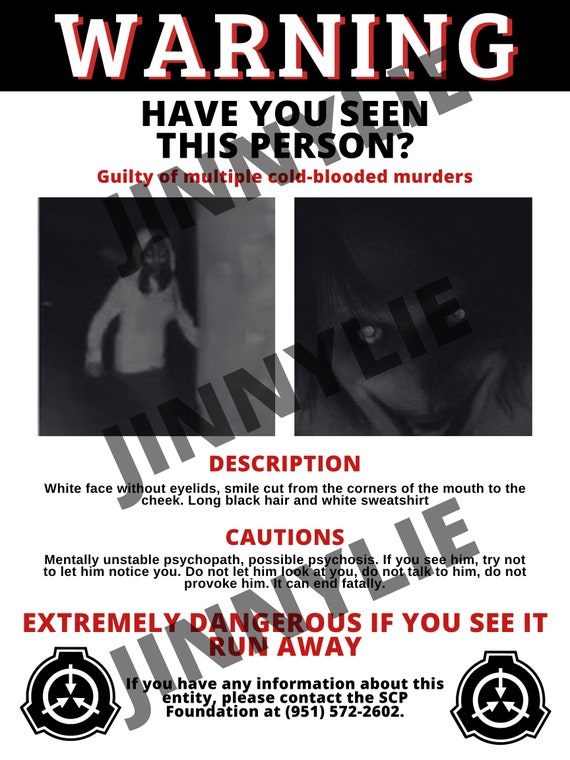 SCP WARNING Poster Don't Speak Scp-foundation Poster 