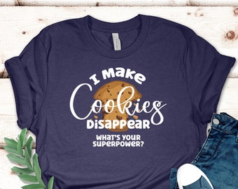 Cookie Shirt, Cadeau voor Cookie Lover, Cookie Baking Shirt, Funny Cookie cadeau, Chocolate Chips Cookies, Cookie Fan, Cookie Baking Crew Tee