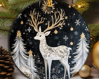 Scandinavian Christmas Ornament, Swedish Folk Art Norwegian Christmas Decoration, Scandi Xmas Gift