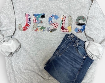 3 Hearts Patchwork Sweatshirt! All Are Hand Made and Stitched! - Etsy