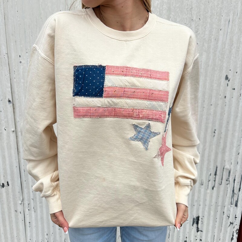 USA Patchwork Crewneck main image 0