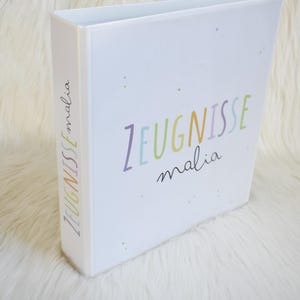Zeugnismappe/Zeugnisordner Einschulung