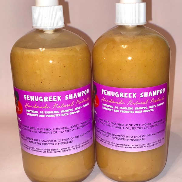 Fenugreek shampoo