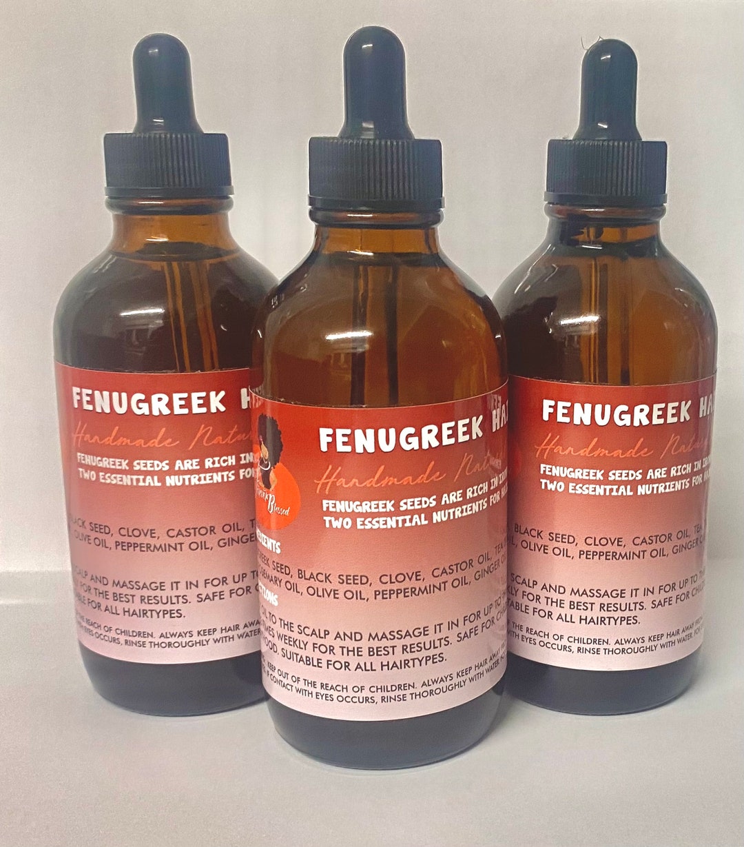 Fenugreek Hair Oil Etsy