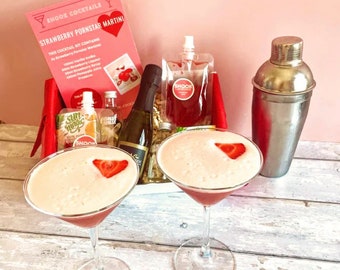 Strawberry Pornstar Martini Cocktail Kit | Cocktail Gift Set | Cocktail Kit