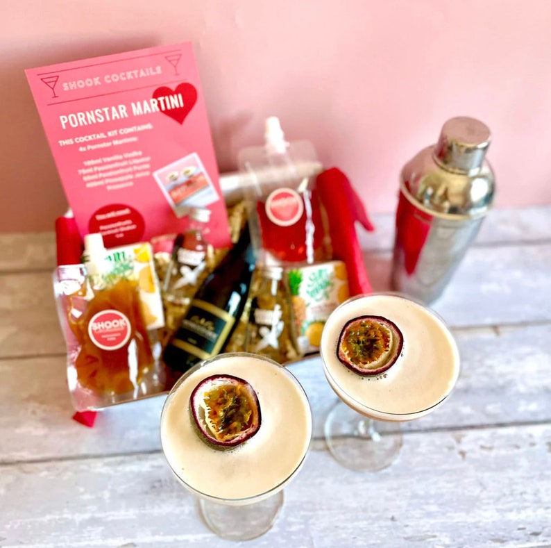 Pornstar Martini Cocktail Kit Cocktail Making Set Pornstar Martini