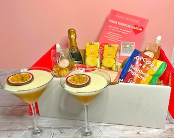 Pornstar Martini Mocktails Gift Set | Cocktail Kit | Add Cocktail Glasses