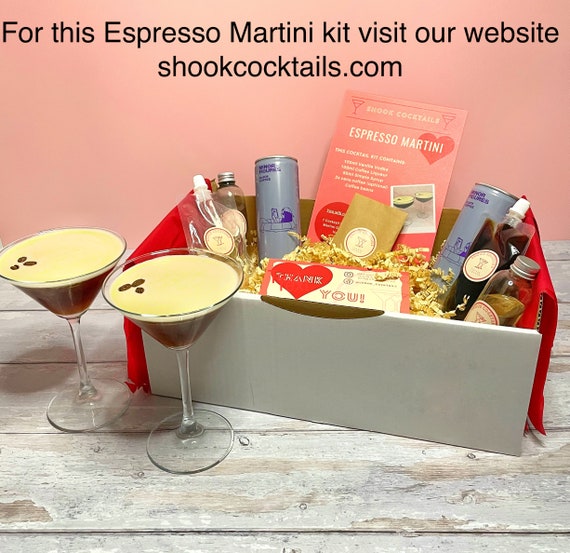 Espresso Martini & Pornstar Martini Making Kit with Cocktail Shaker and