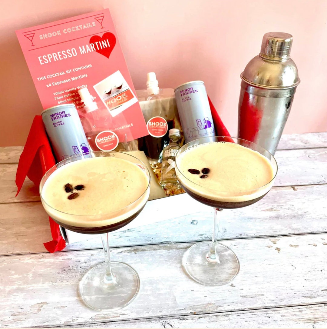 Espresso Martini Making Kit Cocktail Gift Set Etsy UK